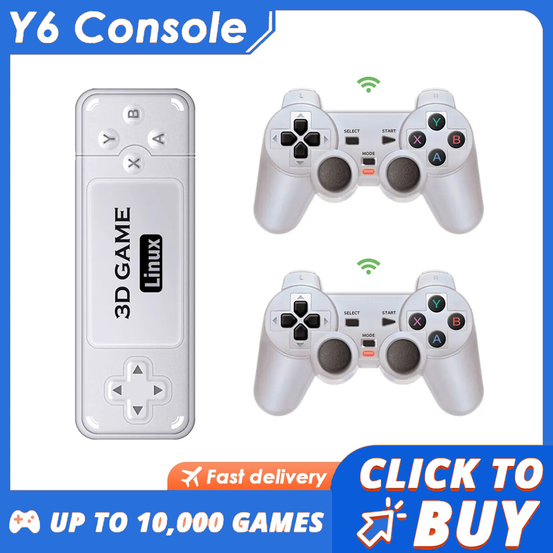 Gaming Console Retro Handheld - BOYHOM Y6 Retro Game Console 4K