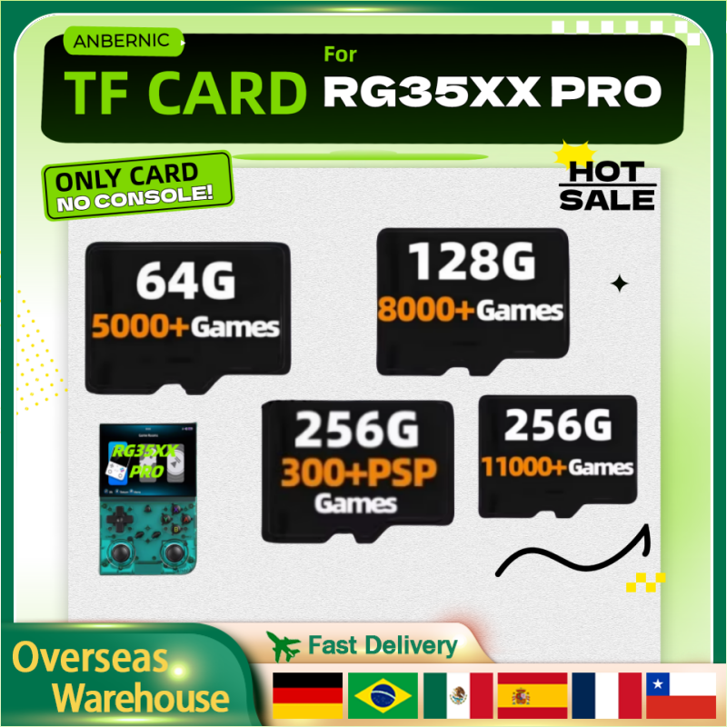 Gaming Console Psp - For ANBERNIC RG35XX PRO Memory Card