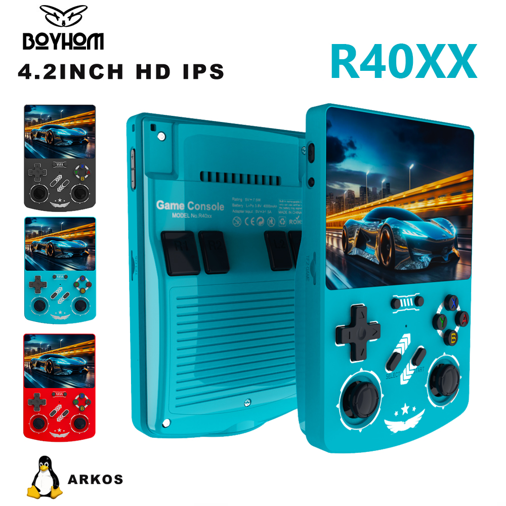 Gaming Console Handheld Android - BOYHOM R40XX Handheld Game Console -