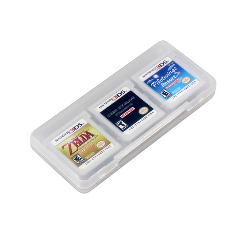 Gaming Console Case - Clear 6 in 1 Game Card