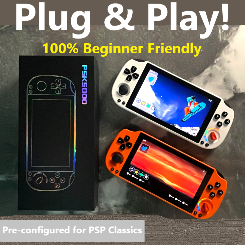 Gaming Console Handheld Android - PSK5000 5-inch IPS 1080P children's gift,