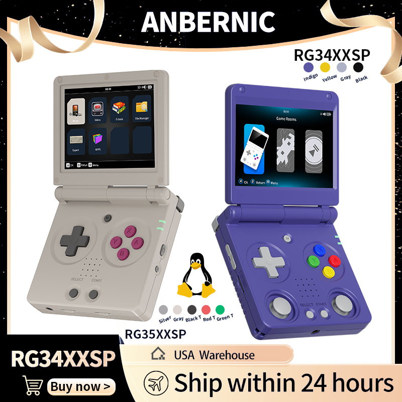 Anbernic RG34XXSP RG35XXSP Fli - Gaming Console Retro Handheld incelemesi ve fiyatı