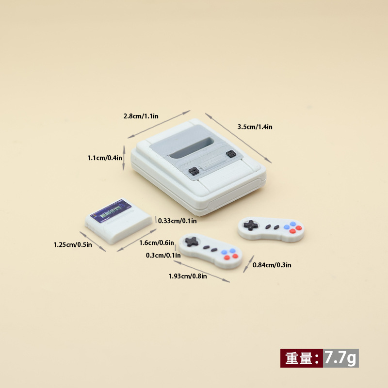 1set Dollhouse Mini Retro Game - Gaming Console Vintage incelemesi ve fiyatı