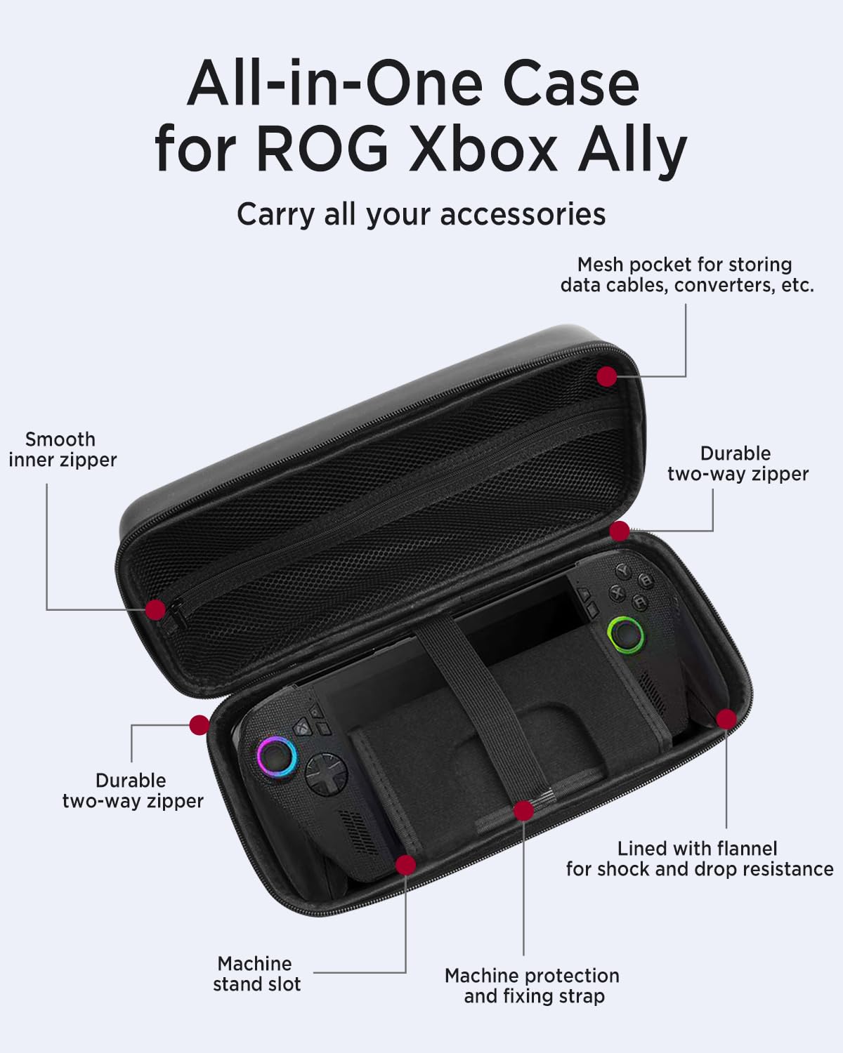 Travel Carrying Case for ROG X - Gaming Console Rog Ally incelemesi ve fiyatı