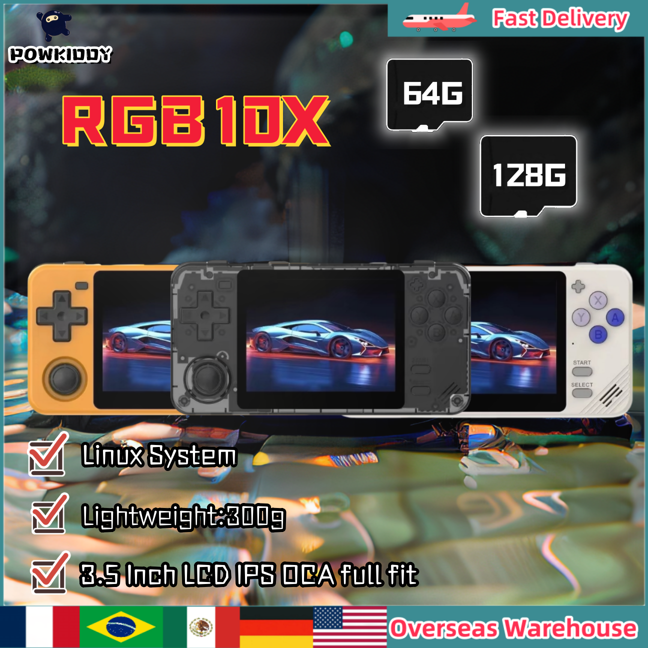 POWKIDDY RGB10X Handheld Game  - Gaming Console Handheld Android incelemesi ve fiyatı
