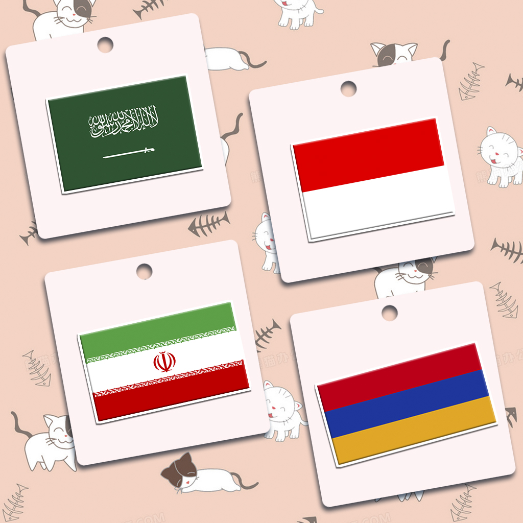15pcs world countries stickers - Gaming Console Case incelemesi ve fiyatı