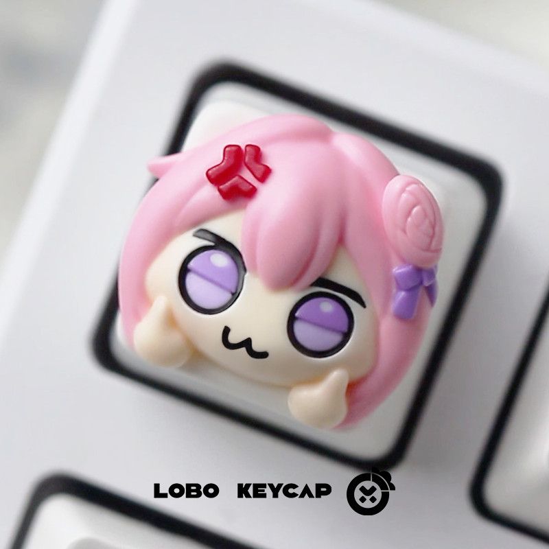 Cute Pink Hair Anime Girl Resi - Gaming Console Keyboard incelemesi ve fiyatı