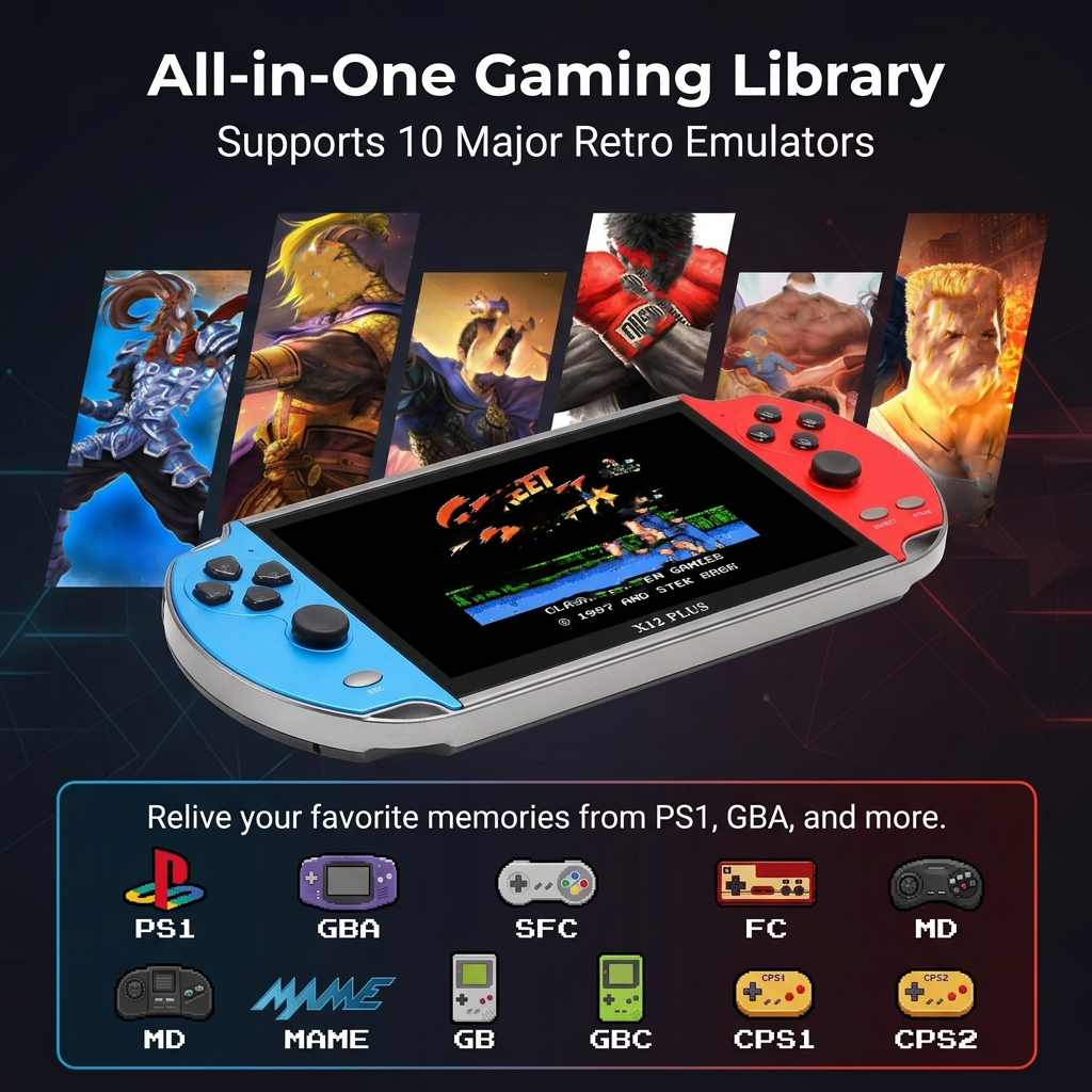 Lightweight X12 Retro Video Ga - Gaming Console Retro Handheld incelemesi ve fiyatı
