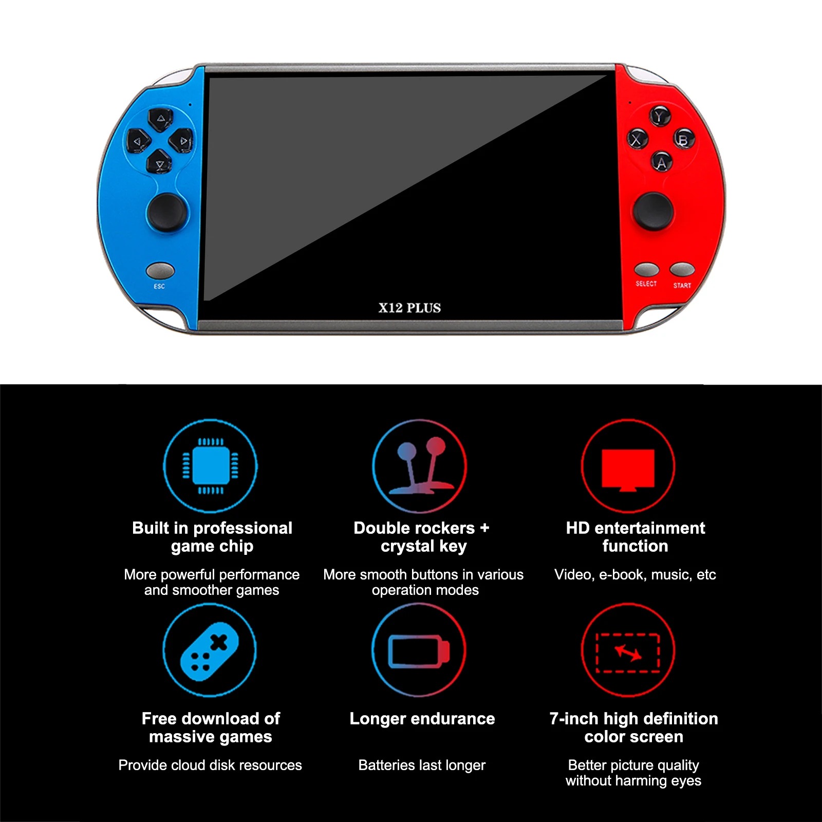 Lightweight X12 Retro Video Ga - Gaming Console Retro Handheld incelemesi ve fiyatı