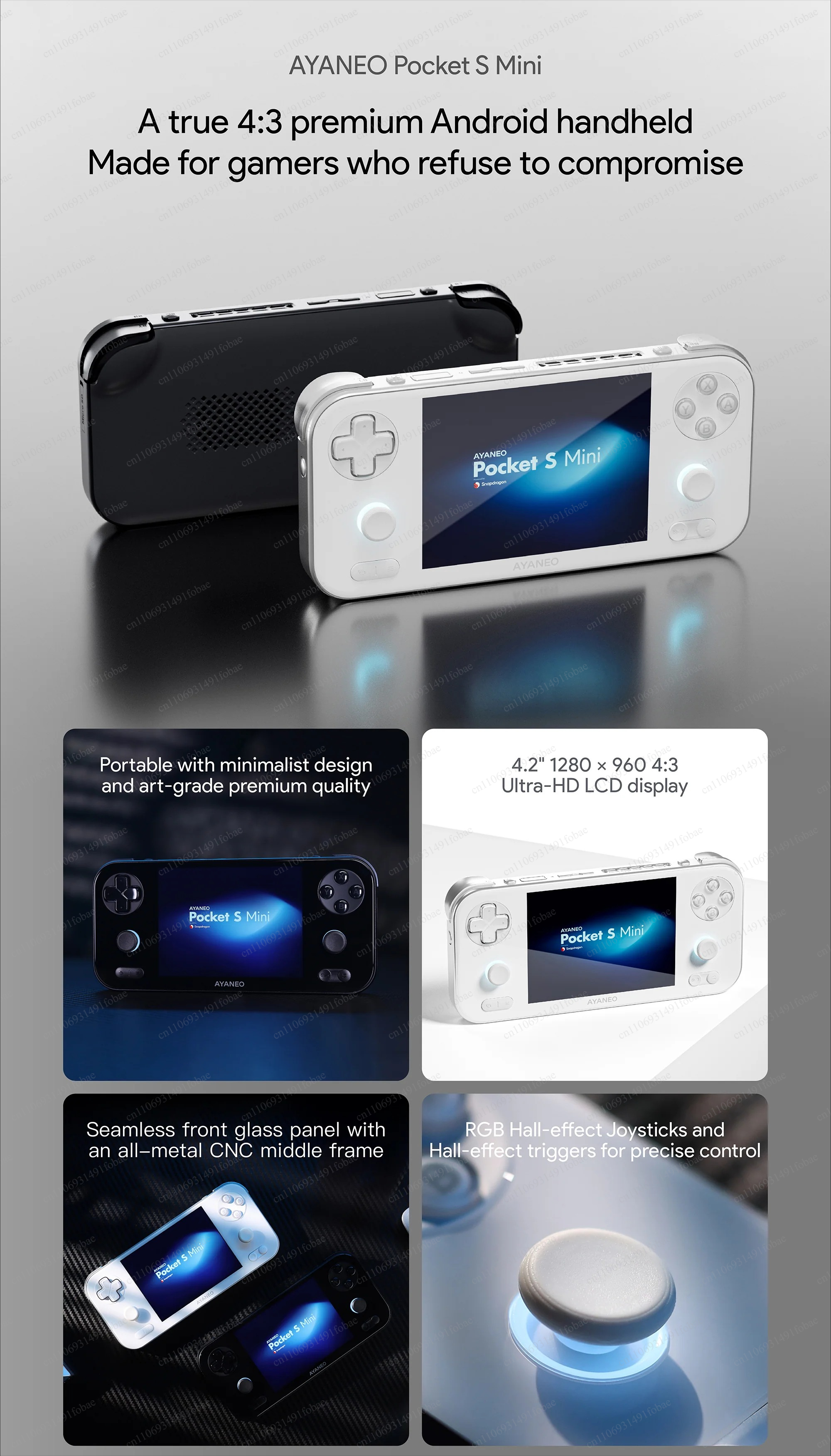 AYANEO Pocket S Mini Retro Han - Gaming Console Handheld Android incelemesi ve fiyatı
