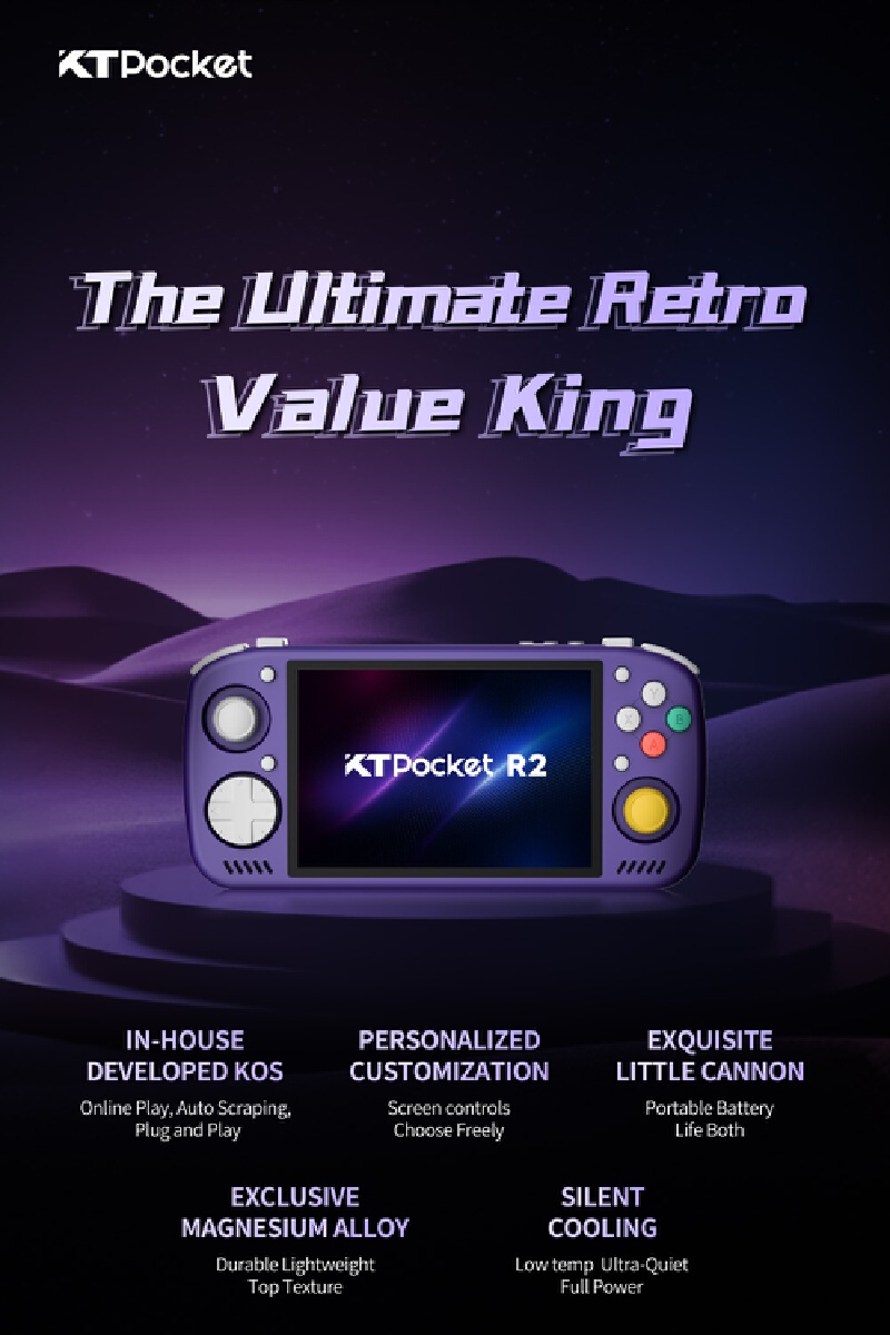 KTPocket R2 KTR2 4:3/3:2 Touch - Gaming Console Handheld Android incelemesi ve fiyatı