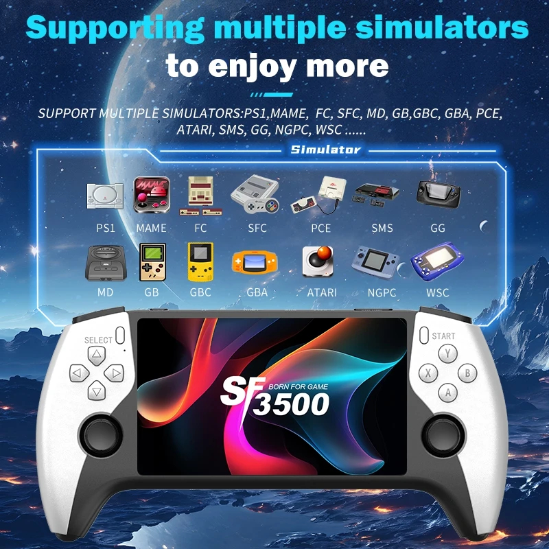 SF3500 Retro Handheld Game Con - Gaming Console Retro Handheld incelemesi ve fiyatı