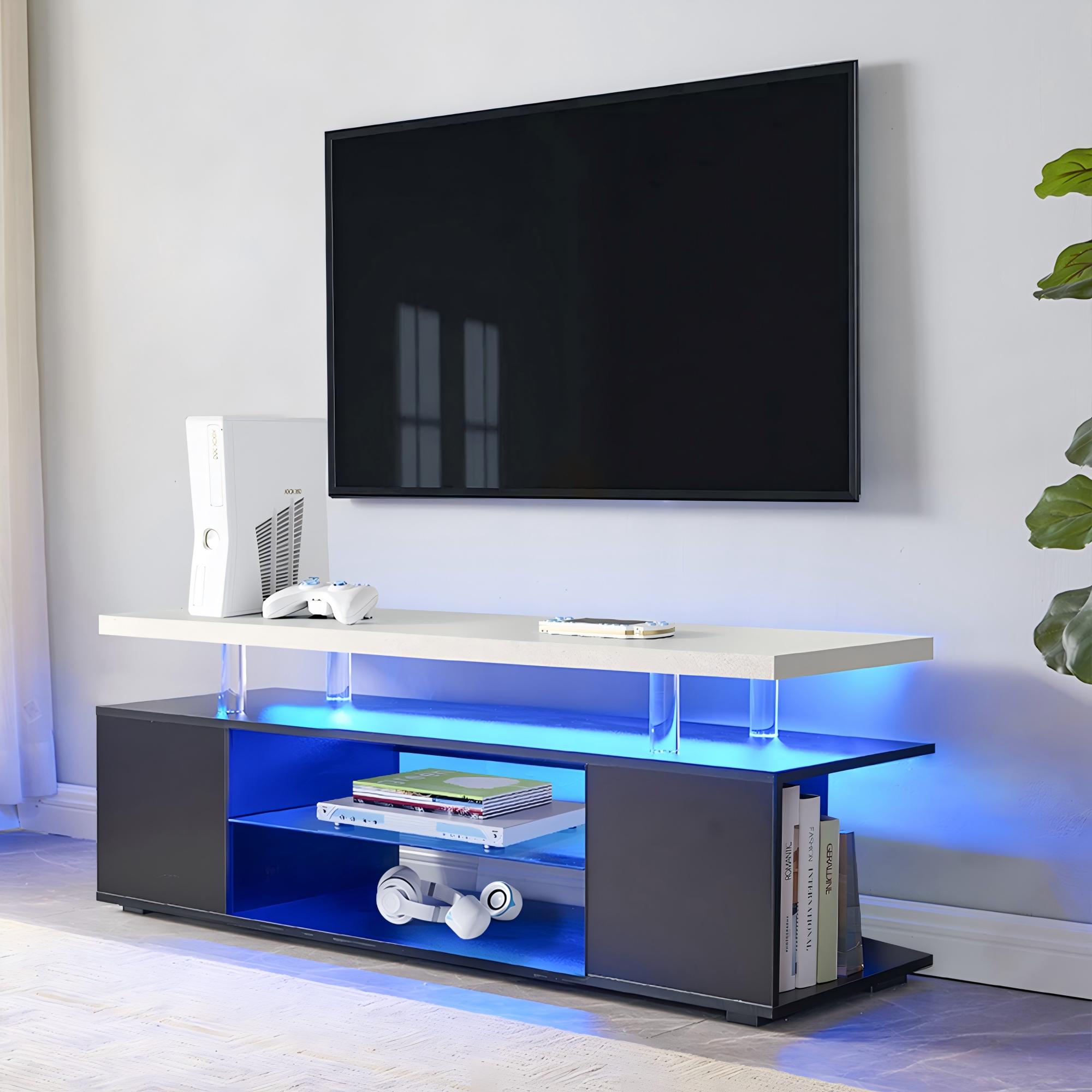 TV Stand for 60 Inch TV LED Ga - Gaming Console Table incelemesi ve fiyatı