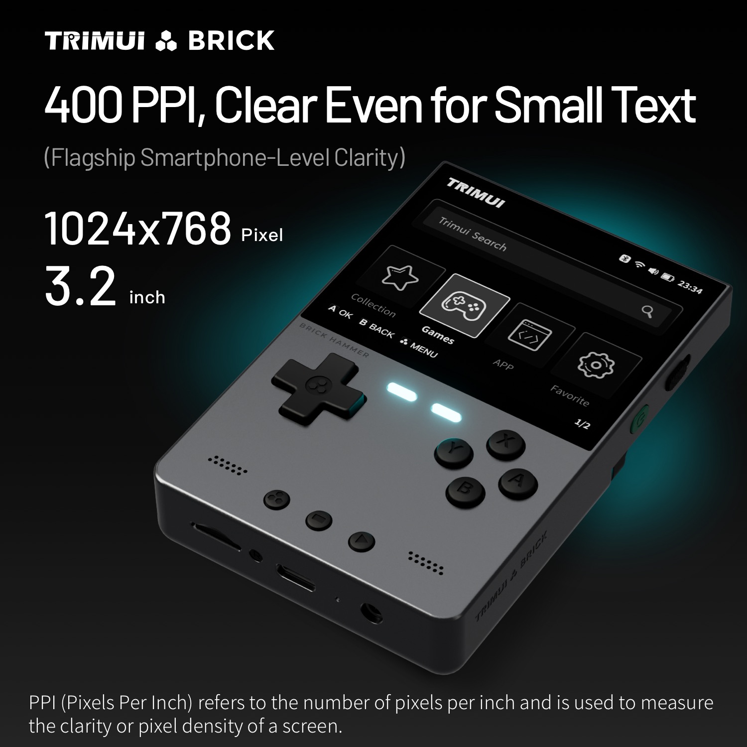 TRIMUI BRICK HAMMER Retro Hand - Gaming Console Phone incelemesi ve fiyatı