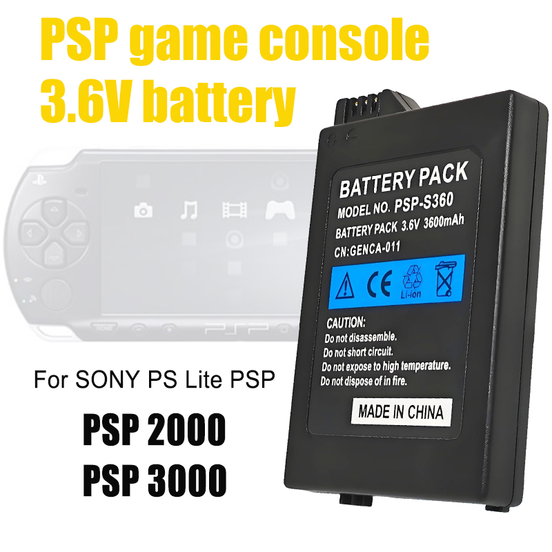 New 3.6V 3600mAh Built-in Batt - Gaming Console Psp incelemesi ve fiyatı