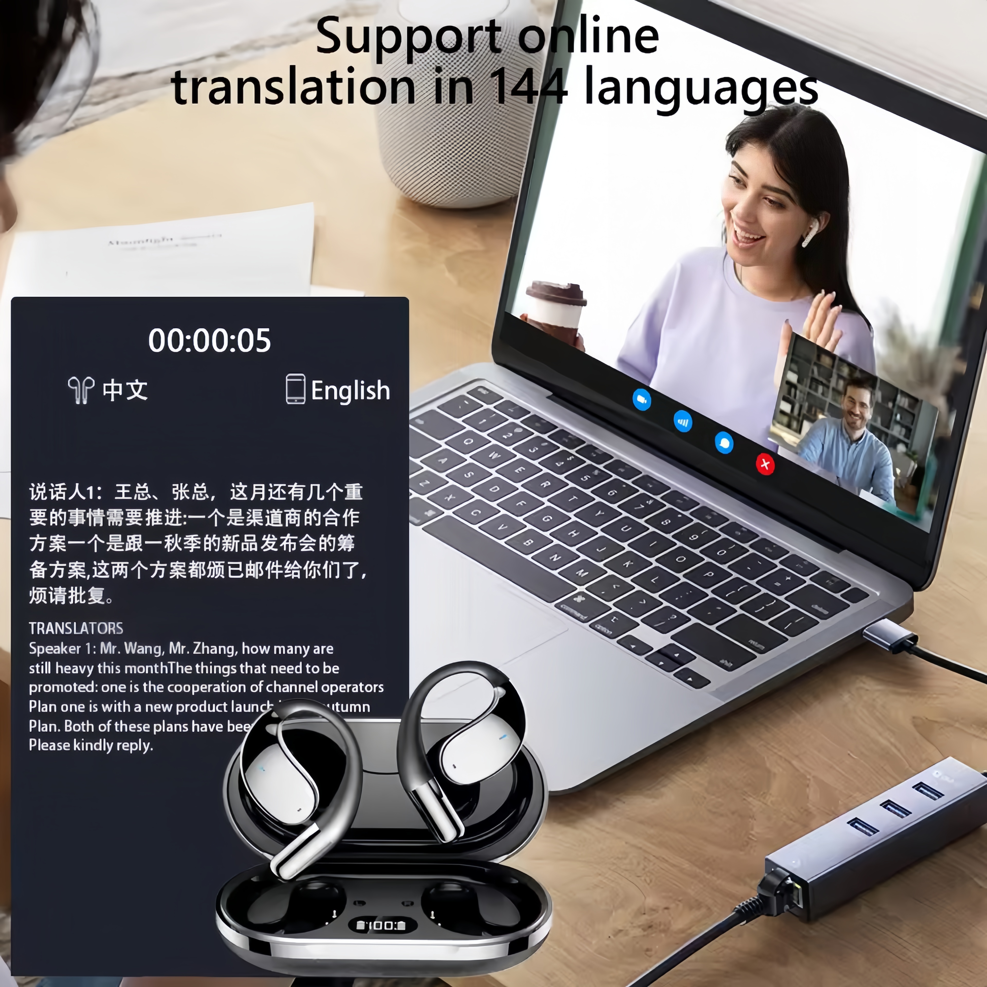 2026 New AI Translation Earbud - Gaming Console Case incelemesi ve fiyatı