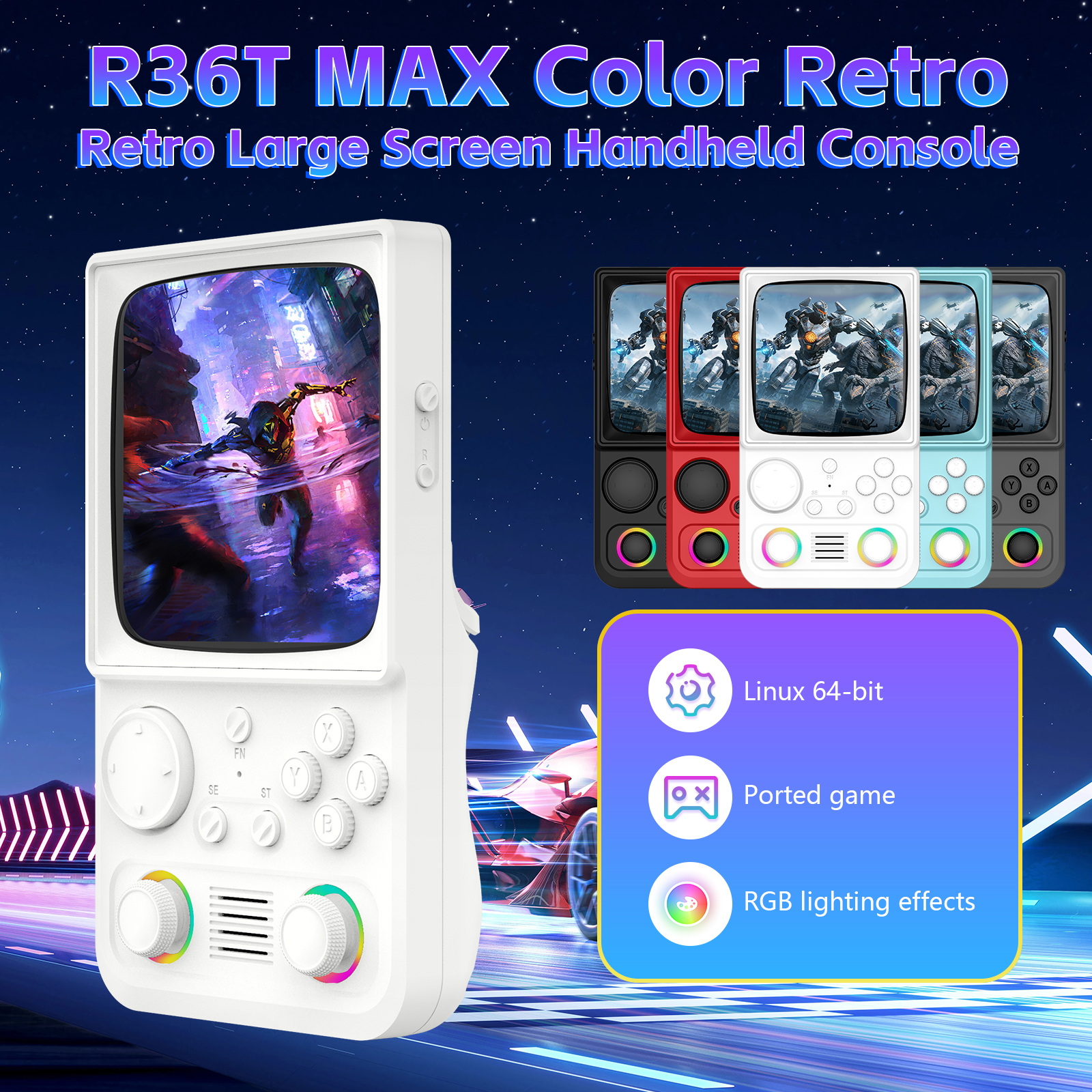 R36T MAX Retro Handheld Game C - Gaming Console Handheld Android incelemesi ve fiyatı